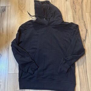 Alternative Apparel Mens Black Pullover Hoodie Cotton Modal Blend Size M